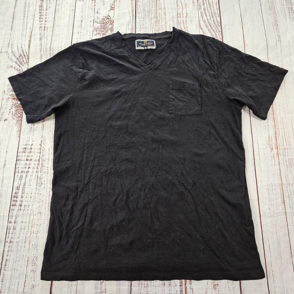 Nickel & Iron Black Short Sleeve Cotton Pocket T-Shirt Men's 2XL